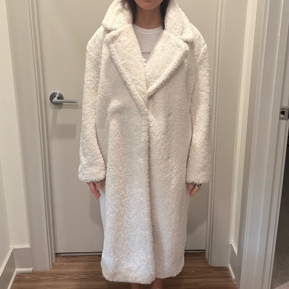 H&M Cream Teddy Jacket - Picture 2 of 2
